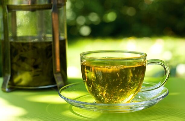 Зялёны чай - аснова аднаго з варыянтаў воднай дыеты
